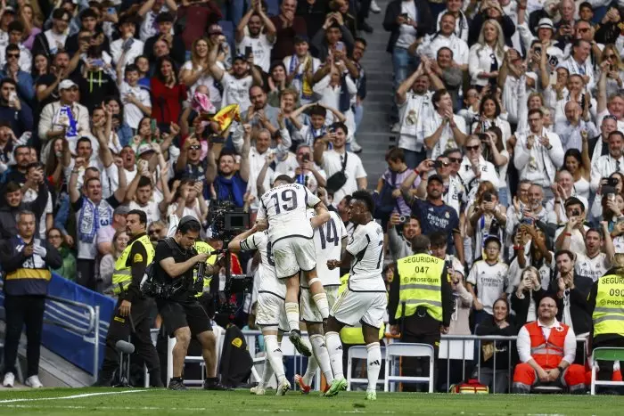 El Real Madrid se proclama campeón de la liga española de fútbol