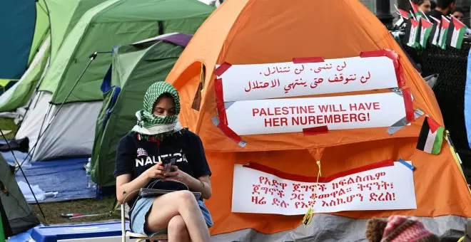Un mes de acampadas en las universidades de EEUU en rechazo al apoyo a Israel