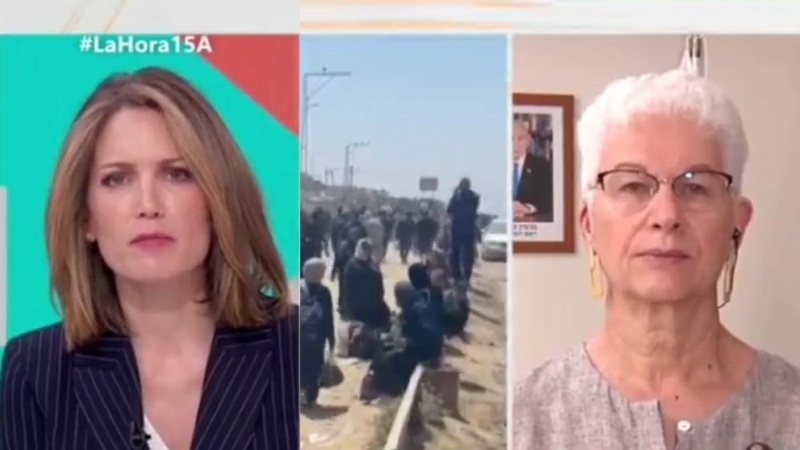 Silvia Intxaurrondo deja sin palabras a la embajadora de Israel: '¿Puede justificar el asesinato de 14.000 niños y niñas en Gaza?'