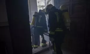Simulacro bomberos