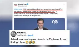 El último disparate del PP para la campaña de las elecciones catalanas: 'Cada día con una locura'