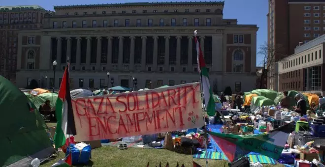 Catorce días del campamento propalestino de la Universidad de Columbia que inspiró una revuelta estudiantil global