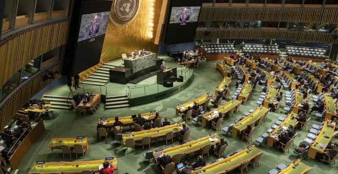 Una abrumadora mayoría de 143 países pide la plena integración de Palestina en la ONU