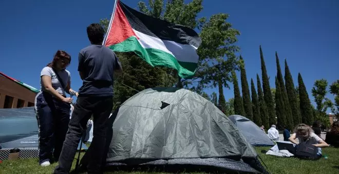 Romper con el sionismo o luchar contra la ultraderecha: así operan las acampadas por Palestina
