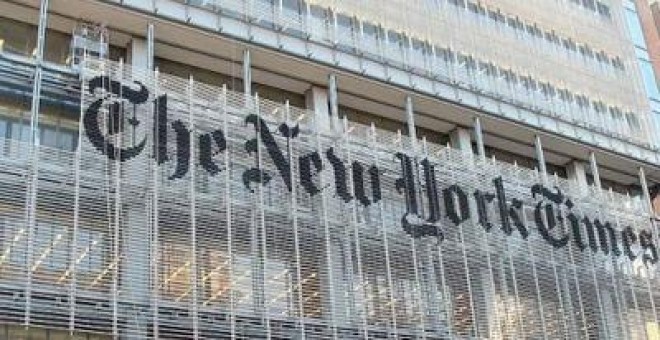 Fachada del diario 'The New York Times'. EFE