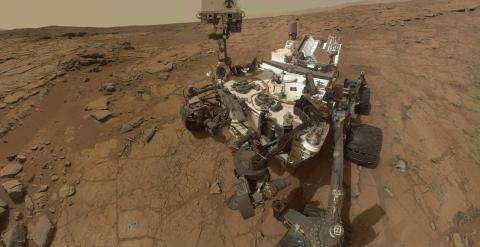 El Curiosity, en Marte. NASA