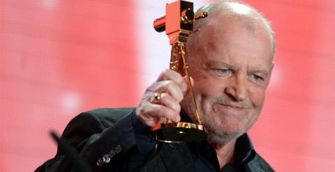 Joe Cocker, en febrero de 2013, tras recibir en Berlín un premio a su trayectoria musical. - REUTERS