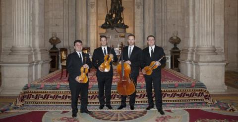 El Cuarteto de Jerusalén, grupo representado por Duetto Managemente SL. encargado de dar los dos conciertos de Stradivarius el pasado mayo