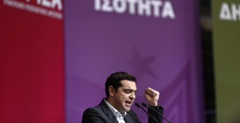 Tsipras, en un acto de Syriza en Atenas este fin de semana. REUTERS/Alkis Konstantinidis