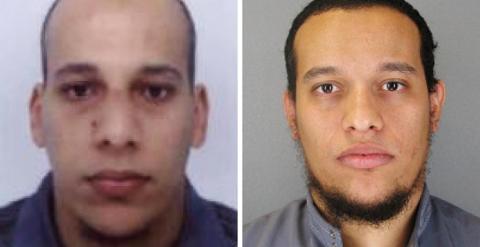 Cherif Kouachi y su hermano Said Kouachi, sospechosos de la masacre contra el semanario satírico 'Charlie Hebdo'. POLICÍA FRANCESA