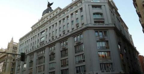Edificio de Gran Vía 32, en Madrid.