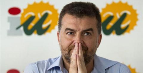 El candidato de IULV-CA a la Presidencia de la Junta de Andalucía, Antonio Maíllo. -EFE