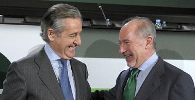 Miguel Blesa junto a Rodrigo Rato. EFE