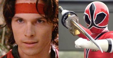 El actor Ricardo Medina Jr. y su disfraz de Power Ranger.