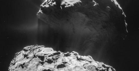 Rosetta observa la creciente actividad en el cometa 67P.