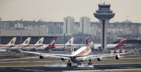 Vista de las pistas del aeropuerto Adolfo Suárez Madrid-Barajas. REUTERS