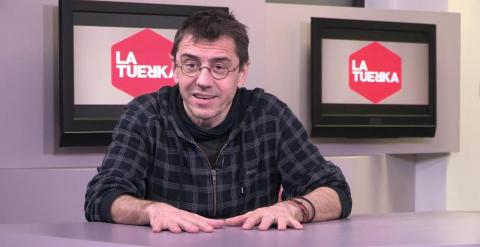 Juan Carlos Monedero, en el vídeo promocional de 'La Tuerka Diaria'