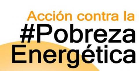 Cartel de convocatoria de los actos contra la pobreza energética.