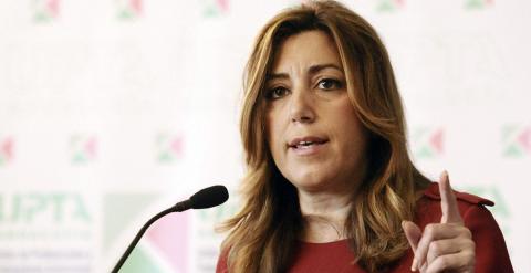 La presidenta de la Junta, Susana Díaz,