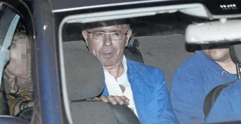 Francisco Granados a su salida de los juzgados de Majahonda tras ser detenido en la Púnica.