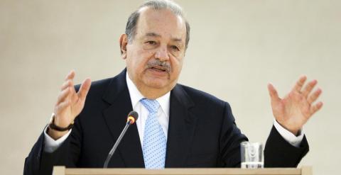 El multimillonario mexicano Carlos Slim. REUTERS/Valentin Flauraud