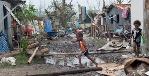 El 80% de las infraestructuras de la capital de la isla han sufrido daños y más de 2.000 personas han sido alojadas en centros de evacuación. /EFE