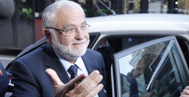 El expresidente de las Corts valencianas, Juan Cotino, en una comparecencia en la Audiencia Nacional. EFE