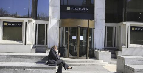 Vista de la sede de Banco de Madrid en la capital madrileña. EFE/Zipi