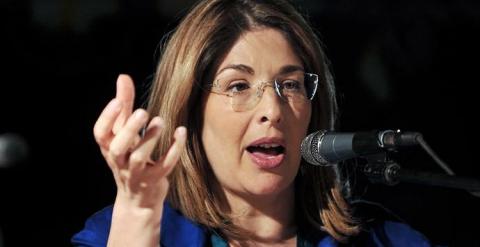 La periodista canadiense Naomi Klein. AFP