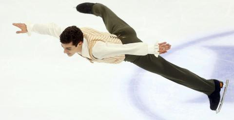 Javier Fernández durante el Programa Libre de patinaje en el Campeonato del Mundo celebrado en Shanghai, China./ EFE-HOW HWEE YOUNG