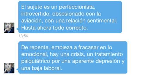 Fragmento de la entrevista mantenida en Twitter