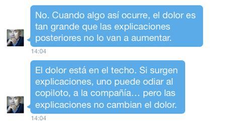 Fragmento de la entrevista mantenida en Twitter