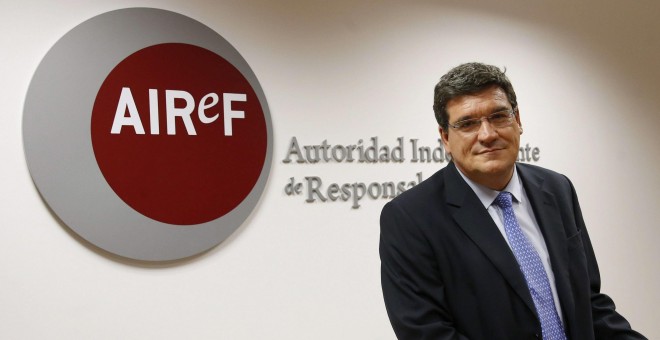 El presidente de la Autoridad Independiente de Responsabilidad Fiscal (AIReF), José Luis Escrivá. EFE