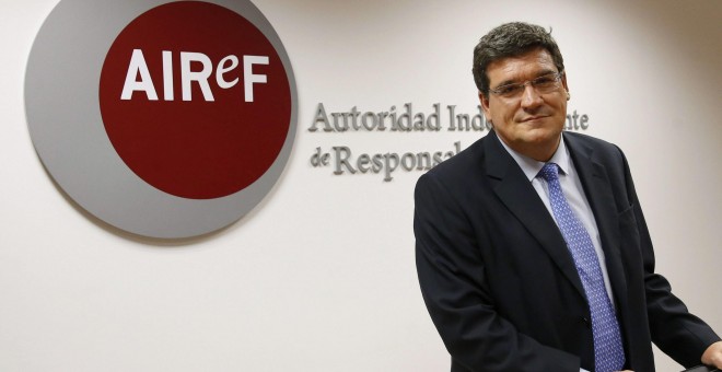 El presidente de la Autoridad Independiente de Responsabilidad Fiscal (AIReF), José Luis Escrivá. EFE