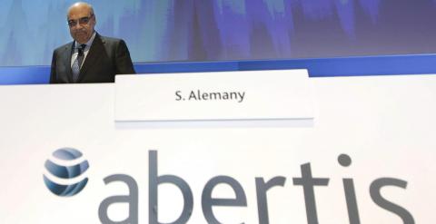 Salvador Alemany, presidente de Abertis, en la junta de accionistas de la compañía. EFE