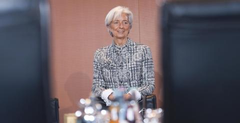 La directora gerente del FMI, Christine Lagarde, en un encuentro con líderes económicos en Berlín el pasado marzo. REUTERS/Stefanie Loos