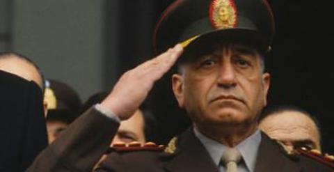 El general Cristino Nicolaides, último jefe del Ejército durante la dictadura argentina (1976-1983).