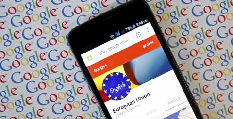 La Comisión Europea acusa a Google de abuso de posición de dominio como buscador. REUTERS/Dado Ruvic