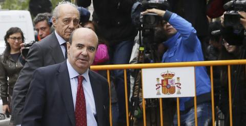 Gaspar Zarrías, a su llegada al Tribunal Supremo para declarar por el caso de los ERE. EFE