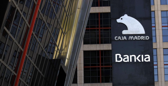 Detalle de la sede de Bankia, en Madrid. REUTERS