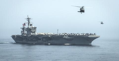 USS Theodore Roosevelt. REUTERS