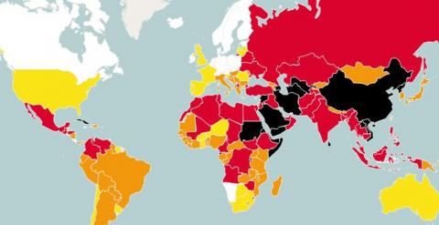 Clasificación Mundial de la Libertad de Prensa, elaborada por Reporteros Sin Fronteras.