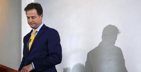 El líder del Partido Liberal Demócrata británico, Nick Clegg./ REUTERS