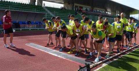 Una de las pruebas que tuvieron que realizar en Madrid los aspirantes a arbitrar el año que viene en Segunda B. /RFEF