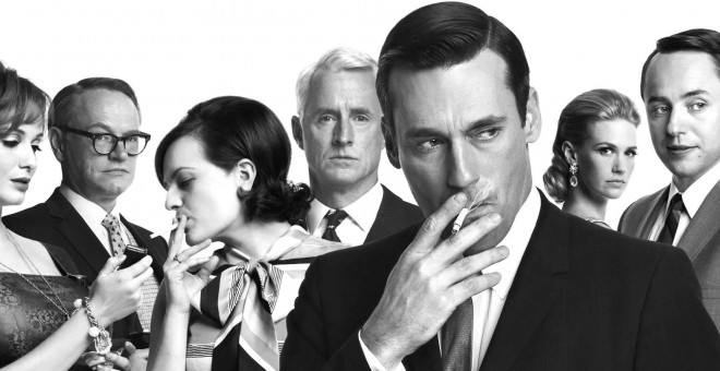 Imagen promocional de la serie 'Mad Men' con sus principales protagonistas. AMC