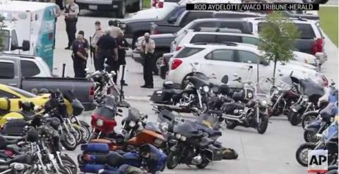 Nueve moteros muertos en un tiroteo en Waco, Texas./ Captura de vídeo de AP