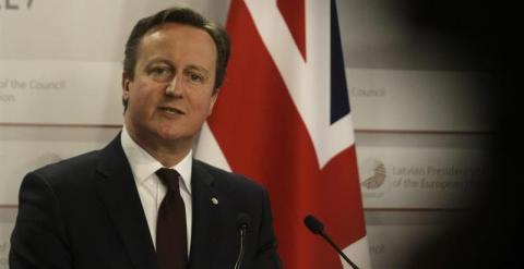 El primer ministro británico David Cameron. - EFE