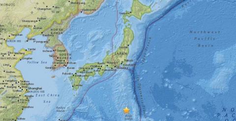 Un terremoto de 8,5 grados golpea Japón sin alerta de tsunami.