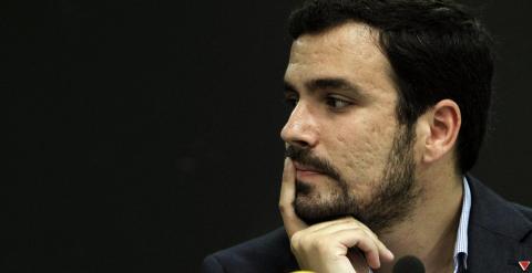 El candidato de IU a la Presidencia del Gobierno, Alberto Garzón.- EFE/Juan M. Espinosa