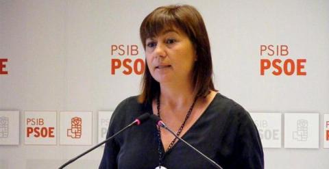 Francina Armengol, en una rueda de prensa / EFE Palma